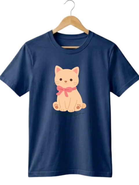 The Velvet Whisper Kitten Tee