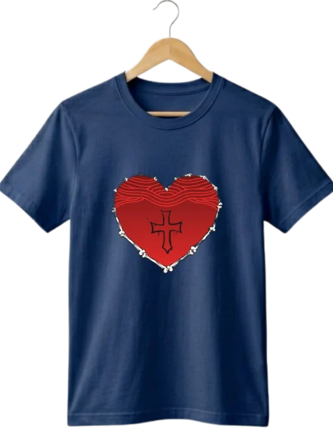 The Sacred Cross Heart Tee