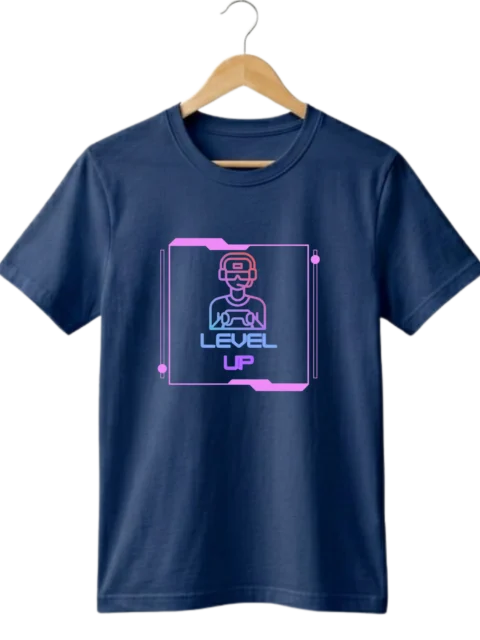 The Cyber Level Up Gamer Tee
