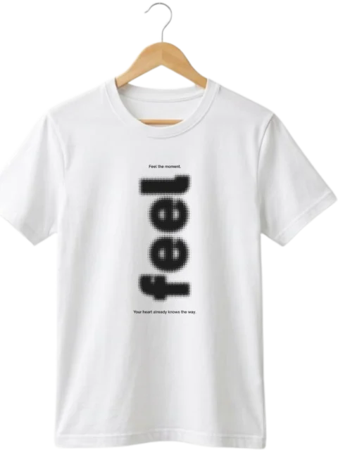 The Feel The Moment Halftone Tee