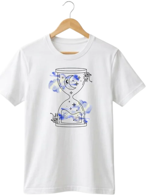 The Cosmic Hourglass Tee