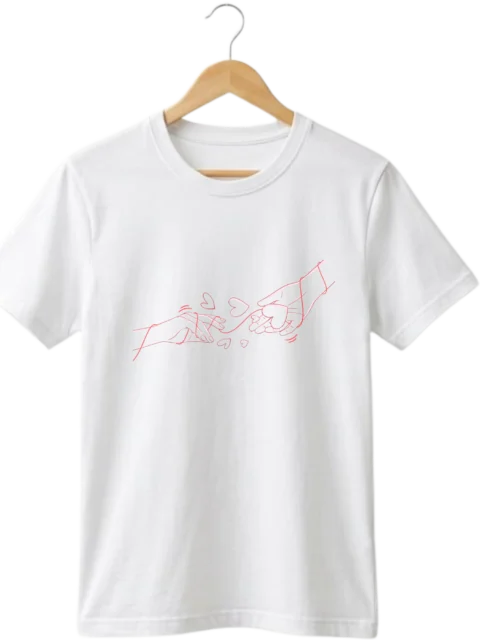 The Connected Hearts Touch Tee