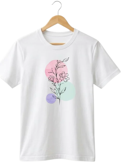 The Pastel Flora Botanical Tee